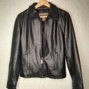 Women's Size M Black Soft Genuine Leather Jacket